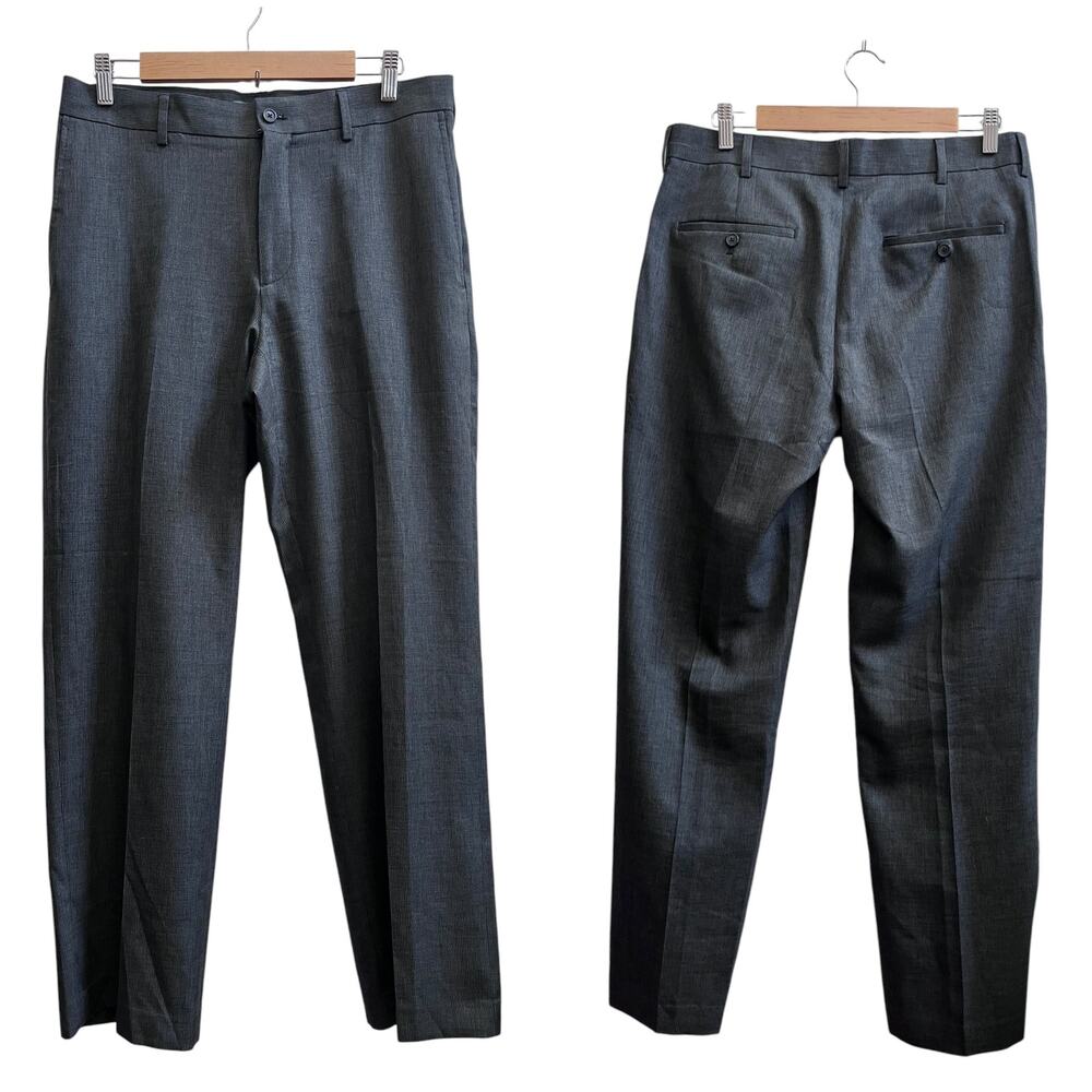 Farah Men’s Lightweight Flat Front Trouser Pant Tag Size 32x30 Business Casual